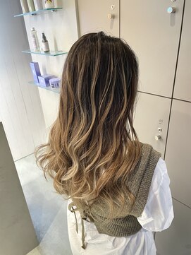 エイト 沖縄豊崎店(EIGHT toyosaki) 【EIGHT 豊崎】お客様スタイル_エアタッチバレイヤージュ