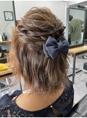 【WAVY】可愛いショートハーフアップ
