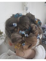 ヘアデザインロアール アリオ倉敷店(Hair Design Loire)&nbsp;振袖アップアレンジ