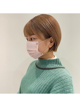 ハッチ(HACCH) 前髪あり大人ショートボブ 立川駅 Instagram@e___kudo