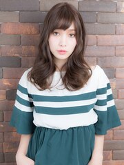 +animo吉川美南+斜めバング☆大人ガーリーフレンチカジュアルK