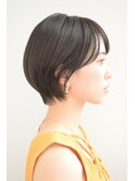 ミルクブラウン/ダークパープル/ナチュラルショート/夏/町田