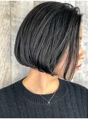 寒色系立体ダブルカラー【たまプラーザ髪質改善オージュア】