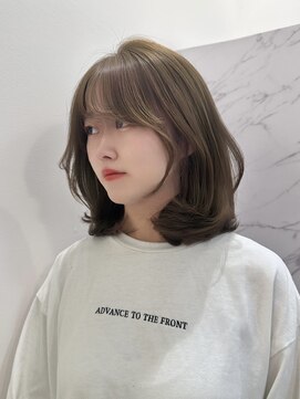 ノイズ エコル(Hair&Make NOISM ekolu ) ブリーチなしで叶うオリーブベージュ