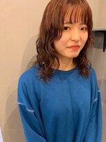 ラキ(laki) ルーズウェーブパーマ×ウォームベージュ　laki/八丁堀