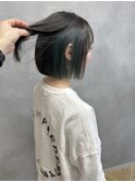 10代20代/ボブ/インナーカラー/イヤリングカラー