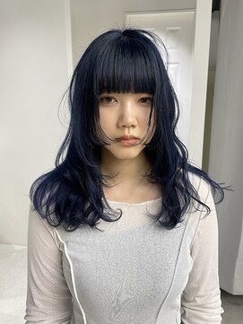 ゼスト 八王子店(ZEST) ブルーカラー/ネイビーカラー/ブルーブラック/顔まわりレイヤー