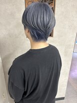 ルノン(LUNON)&nbsp;シルバーブルージュカラー　ケアブリーチ/ブルージュ/ショート