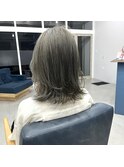Wカラー×グレー