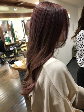 エルパライソ 鯖江店(Elparaiso) 鯖江/髪質改善/艶髪ロング/韓国風/ラテカラー/ピンクベージュ