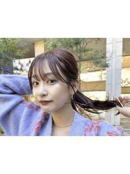 印象を左右する前髪、顔周りのデザイン。1mm単位にまでこだわり、レイヤーカットも独特な毛流れを再現♪