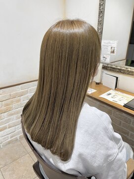 ネオリーブカップ 町田店(Neolive capu) ブリーチ無しカラー/オリーブグレージュ