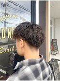 縦落ちツイスパショート