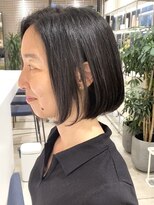 ステアケース 武蔵小杉店(stair:case) 大人くびれショートボブ/白髪ぼかし/ハンサム/武蔵小杉/自由が丘