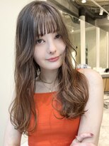 アミー 駒澤(Ammy komazawa)&nbsp;ロング/ロングレイヤー/ベージュ/ベージュカラー/小顔カット