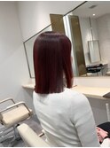 Aoヘアスタイル ボルドーブラウン
