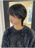 三重桑名ニュアンスパーマシースルーマッシュ緩めセンターパート