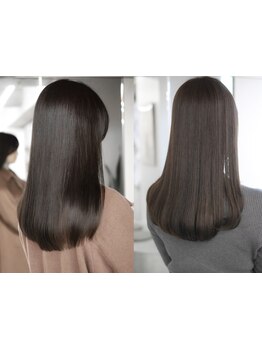 【明治神宮前徒歩５分】真っ直ぐな縮毛矯正は卒業!柔らかく艶◎の最上級のストレートへ【表参道/髪質改善】