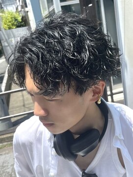 キングオブヘアバイノイズアンドフィフス 京都駅前店(KING of hair by NOISM&fifth) 京都メンズパーマメンズカットセンターパートメンズマッシュ緩め