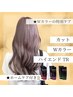 カット+Wカラー+ハイエンドTR+ホームケア付【￥25850→￥20900】