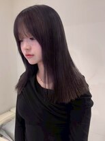 ベレーザ 渋谷神南(Beleza)&nbsp;13135黒髪グレージュ髪質改善レイヤーワンカール韓国ストレート