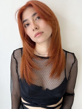 ココ 原宿(KOKO) レイヤー黒髪小顔クラゲヘアーオリーブグレーココアベージュ