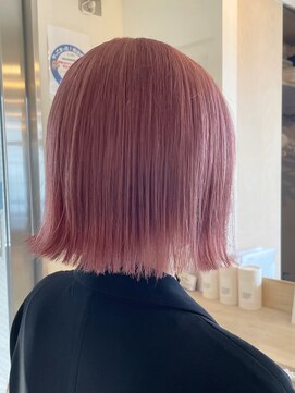 イマ 名駅店(ima) ペールピンクカラー【ブリーチ2,3回】