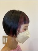 ワイドバンクが可愛いボブ