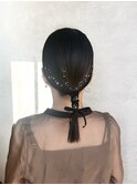 無駄のないシンプルなタイトポニー♪