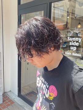 サニーサイドアップ 大宮(Sunny side up) 波巻きツイスト/ピンクラベンダー