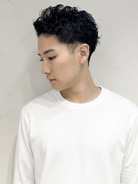レトン 銀座(leton) サーフカール/フェザーパーマ/マッシュ/センターパート/メンズ