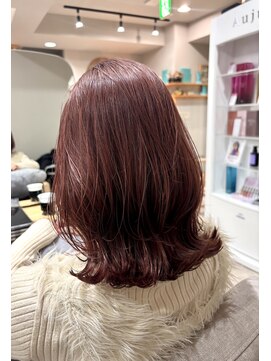 ソレイユ(soleil) ボブレイヤー×ピンクブラウン