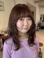 Nalu pu loa PONTE 【ナルー プロア ポンテ】【4/1 NEW OPEN(予定)】 ミディアムレイヤー/ロングレイヤー/ぱっつん前髪/ブラウン