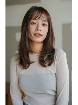 エインアンリー 明治神宮前(AIN.ANLY.) ミディアムパーマ、ワンカールパーマ、ニュアンスパーマ