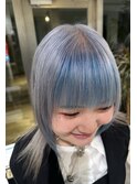２０代ブリーチカラー/下北沢/ダブルカラー/レイヤーカット
