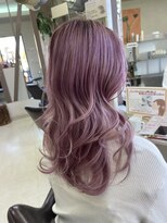 ローズ(Rose)&nbsp;ブリーチベースを活かしたカシスピンクカラー