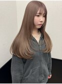 ヘーゼルベージュ/2ブリーチ/トリプルカラー/レイヤーカット