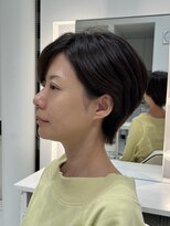 インフィス(INFIS)&nbsp;【INFIS　齋藤】ダークブラウン×耳掛けショートヘア