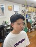 【学割U24】メンズカット+シェービング+シャンプー(眉カット付) 4800→4300