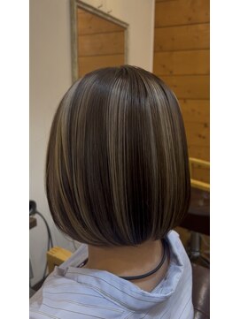 リドルヘアー 石井町店(Riddle HAIR) ハイライト/デザインカラー/ボブ
