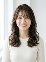 オアシスアヴェダ ザ・ペニンシュラ東京(OASIS AVEDA)&nbsp;#セミロング・ゆるふわウェーブ・くせ毛風パーマ20代30代銀座
