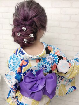 ヘアーセットサロン ピンキー(Hairset Salon Pinky) Pinky..和装シニヨンヘア