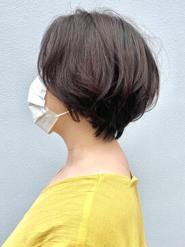 グラッシー センター北店(GLASSI) 耳かけショートボブ★イメチェンフォギーベージュ★センター北