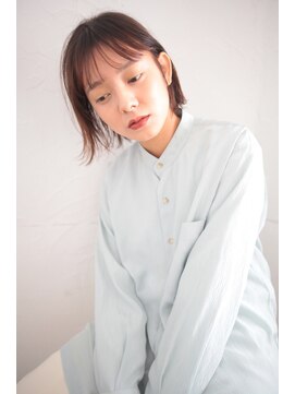 アンド(AND) ワイドバング×ルーズボブ