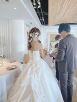 グランルッソ 岡山駅前(GRAN LUSSO)&nbsp;ウェディングヘアアレンジ☆ブライダル