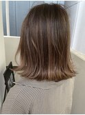 切りっぱなしボブ