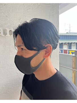 バランス(balance) センターパートスタイル