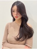 韓国ヘア 韓国風レイヤーカット ワンカール ザクザクレイヤー