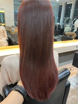 カラーラバー 学芸大学(COLOR LOVER) 髪質改善トリートメント/艶感/うる艶髪/カシスカラー/20代30代