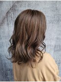 ゆる巻ミディアムスタイル☆アースカラー